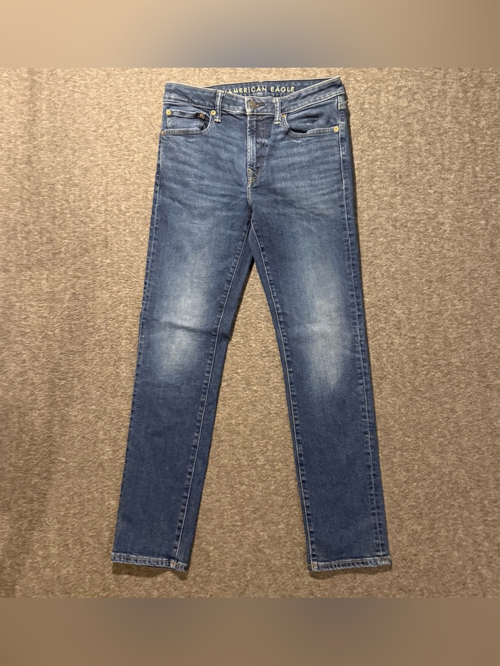 American Eagle Jeans Mens 31x32 blue Slim Straight Airflex Stretch Comfort